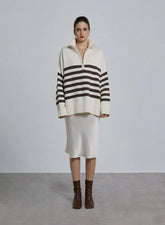 Brown & White