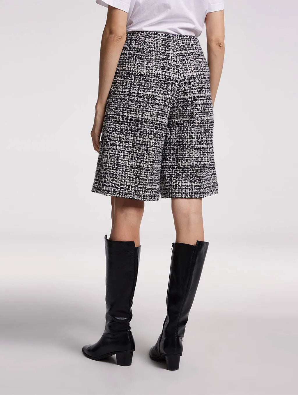 Black &amp; White tweed